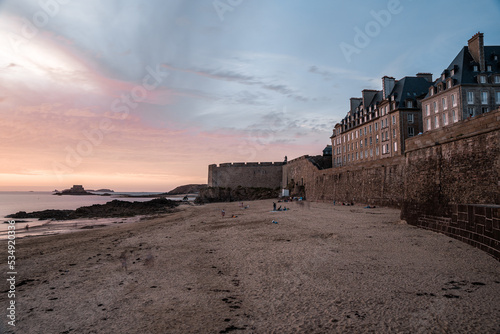 Saint Malo - Sunset - Plage Bon Secour