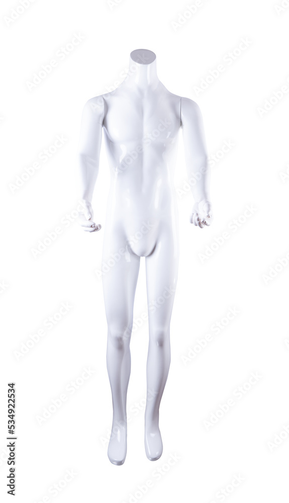 Male mannequin isolated