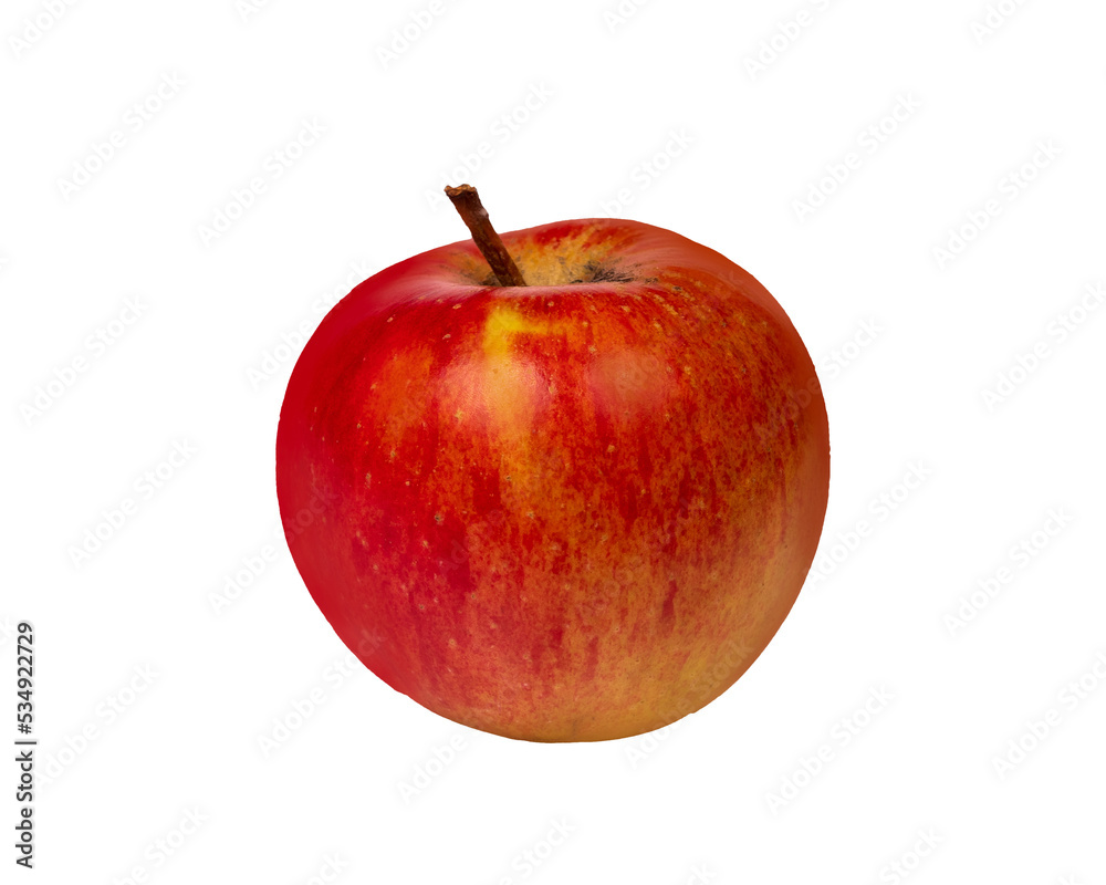 Czerwone jabłko na przezroczystym tle, png - obrazy, fototapety, plakaty 