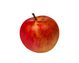 Czerwone jabłko na przezroczystym tle, png