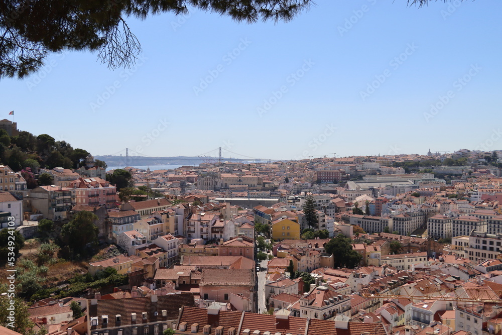panorama of the city Lisbon 