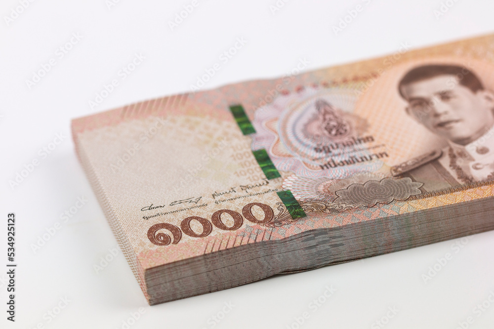Obraz premium stack of Thai 1,000 banknote