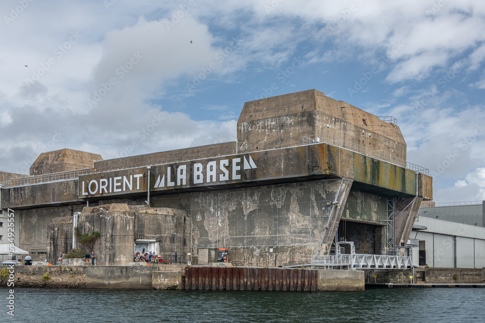 Lorient Submarine Base was a submarine naval base located in Lorient, France, Since 2008, the Lorient submarine base has been the home port of the Pen Duick, Eric Tabarly's boats