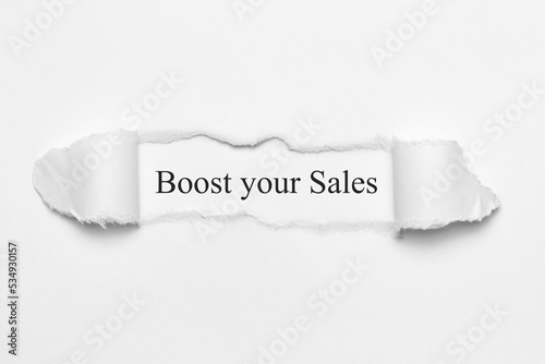 Obraz na płótnie Boost your Sales