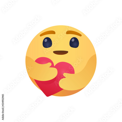Care Emoji Popular Social Media New care emoji  We are in this together design isolated vector yellow care transparent file