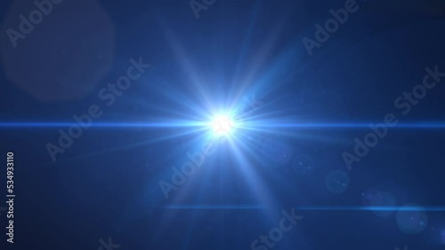 lens flare effects on black background