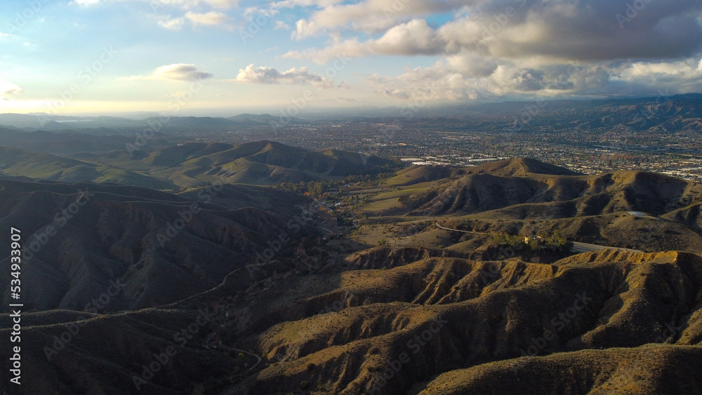View of Simi Hills, Ventura County