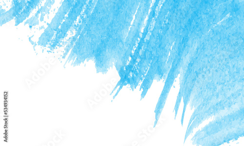 Transparent blue brushstroke background