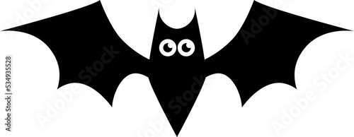 bat design illustration isolated on transparent background 