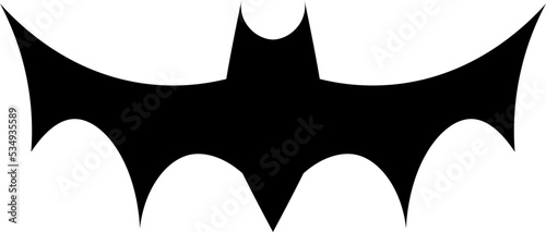 bat design illustration isolated on transparent background 