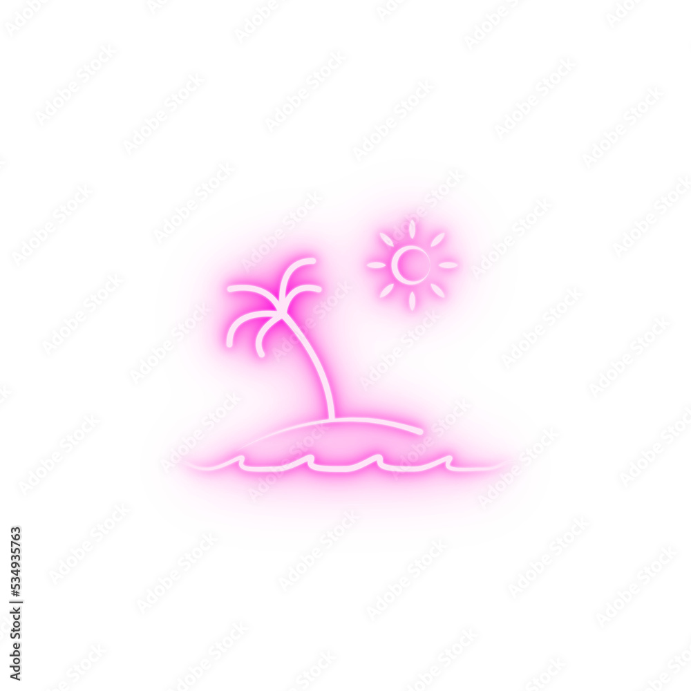 hammock neon icon hammock neon icon