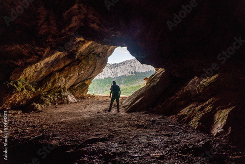 A view from the Balatini cave in Beysehir, Konya