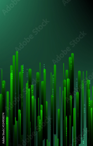 abstract technology green speed flow communication  digital technology data  online network background illustration  perfect for background  wallpaper  backdrop  banner