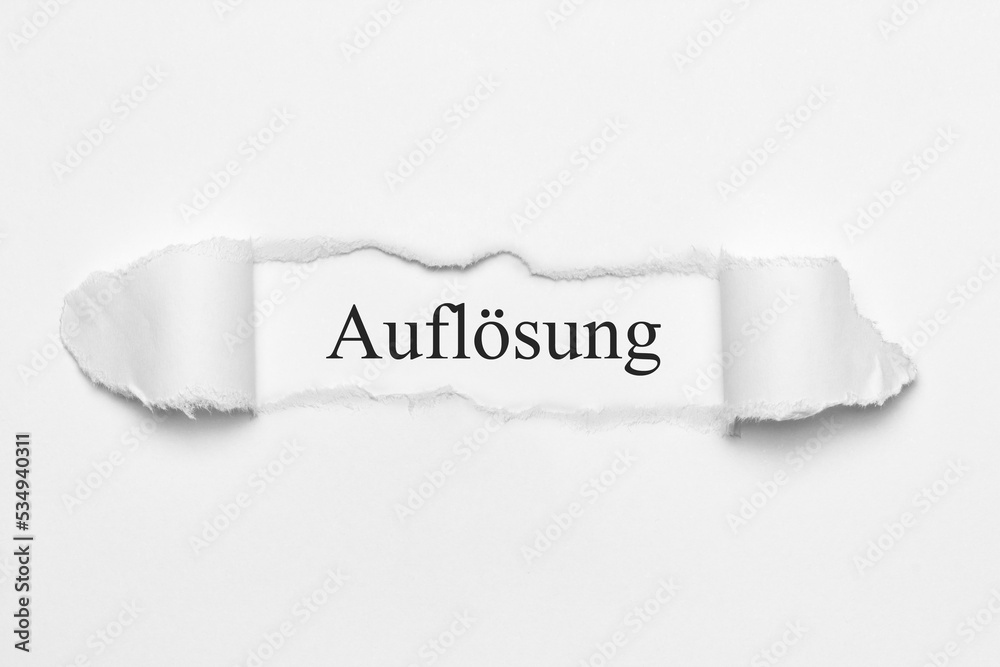 Auflösung