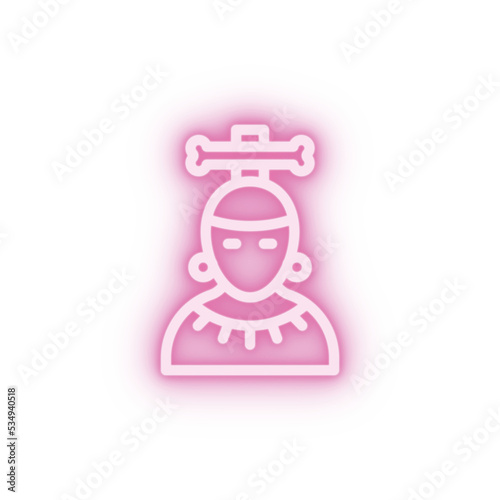 Mayan neon icon