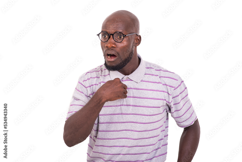 young business man pointing finger at himself. young business man pointing finger at himself.