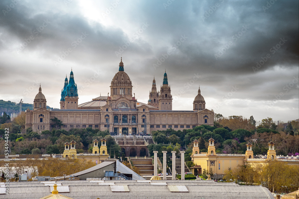 Fototapeta premium Barcelona - Montjuïc National Palace