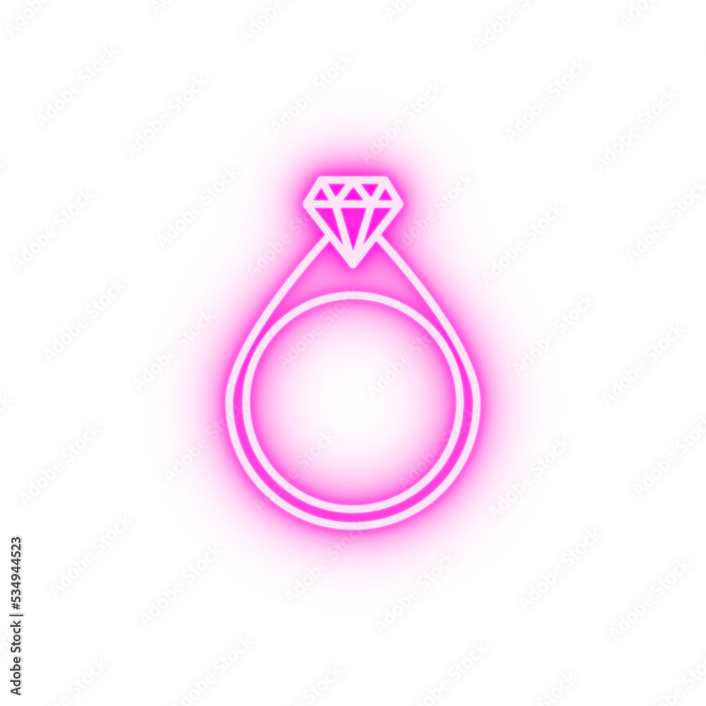 ring neon icon