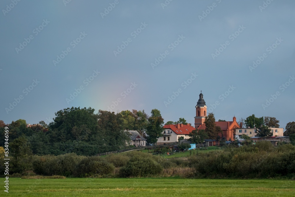 Fototapeta premium castle on the hill