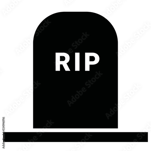 Halloween grave vector illustration