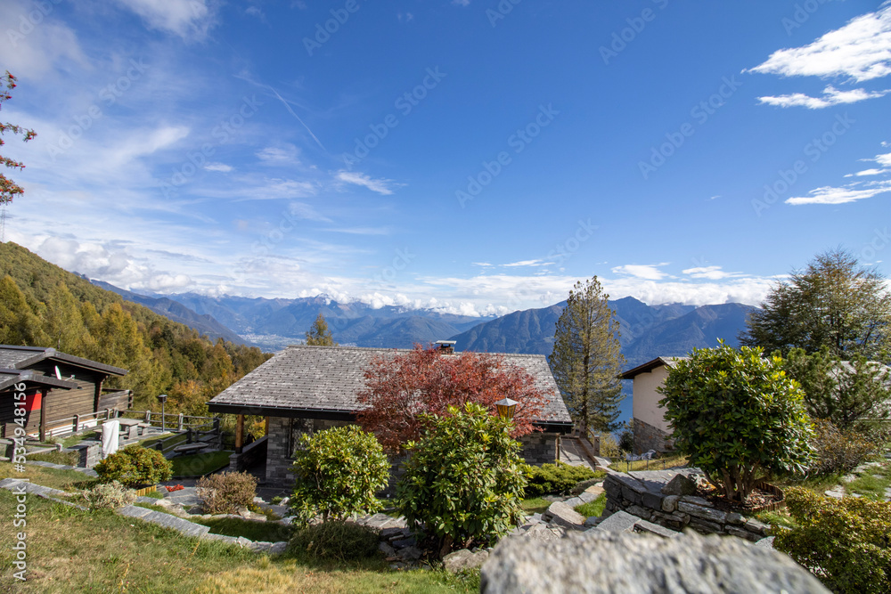 Images of Lake Maggiore from Locarno, Switzerland
