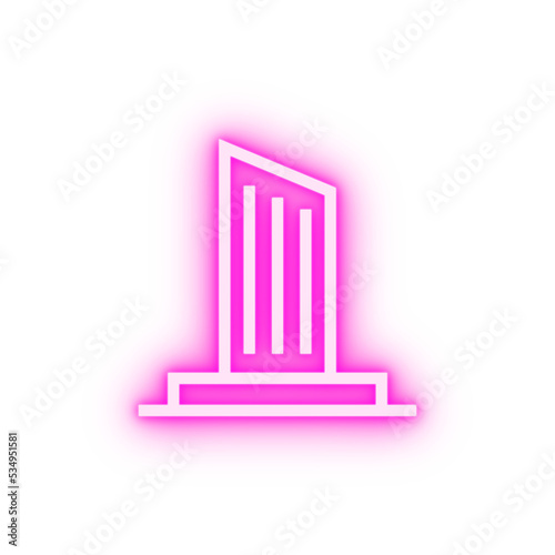 Building neon icon