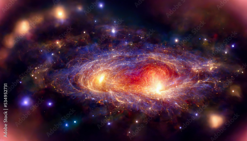 Incredibly beautiful galaxy in outer space. Nebula night starry sky. Multicolor outer space. planets, stars. 3D Rendering Incredibly beautiful galaxy in outer space. Nebula night starry sky. Multicolor outer space. planets, stars. 3D Rendering