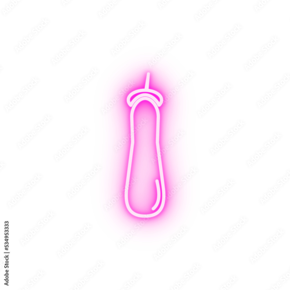 Vector Pickles neon icon Vector Pickles neon icon