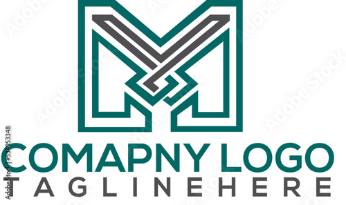 M Letter Logo Design