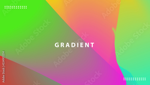 Abstract gradient multicolor background