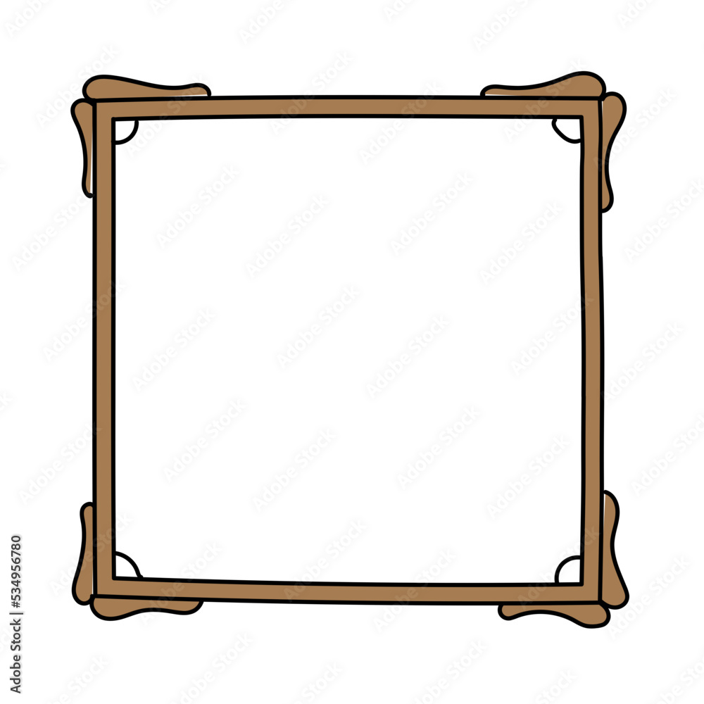 brown square frame brown square frame