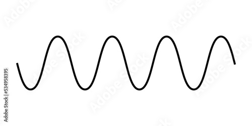 the basic properties of waves. parts of a wave. vector illustration