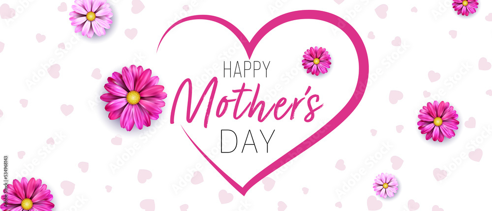 Happy mother's day web banner Happy mother's day web banner
