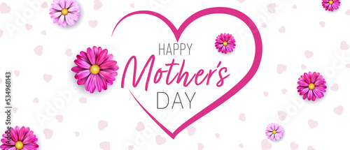 Happy mother's day web banner