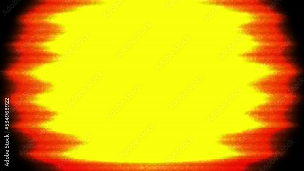 Strobe effect. Yelloworange strobe light effect. Abstract Flickering