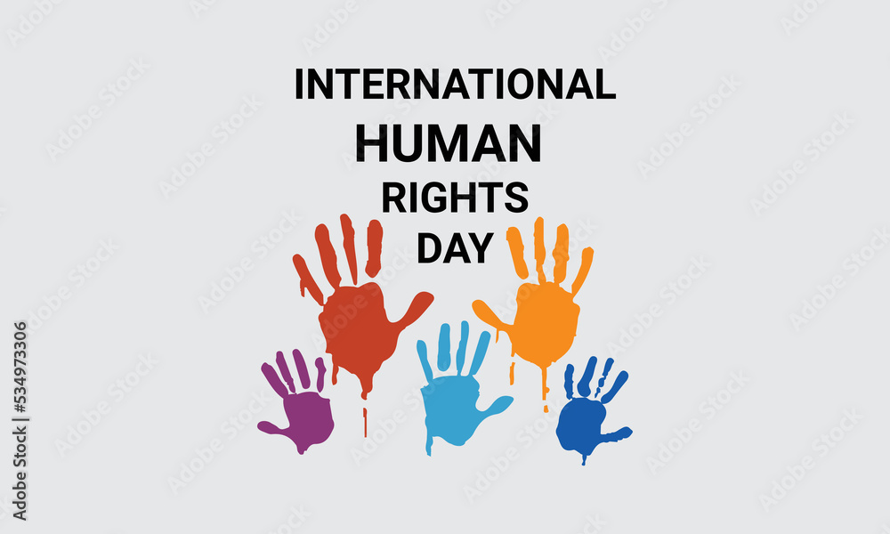 International Human Rights Day on December 10th, Human Rights Day. December 10. Holiday concept. Template for background, banner, card, poster International Human Rights Day on December 10th, Human Rights Day. December 10. Holiday concept. Template for background, banner, card, poster