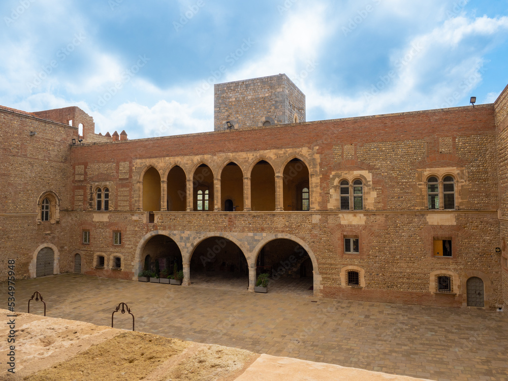 Palace of the Kings of Majorca in Perpignan..
