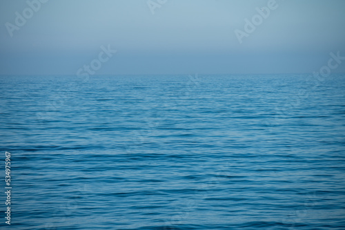 Peaceful ripples seen on pacific ocean