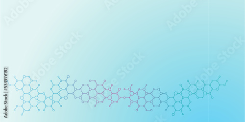 Abstract medical background in flat style. Template design with concept and idea for healthcare technology, innovation medicine, health, science and research. Vector illustration