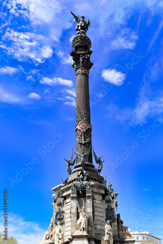 Monument a Colom, Kolumbussäule, Barcelona, Katalonien, Spanien