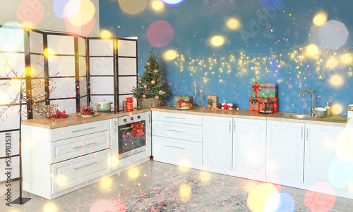 Interior of stylish kitchen...