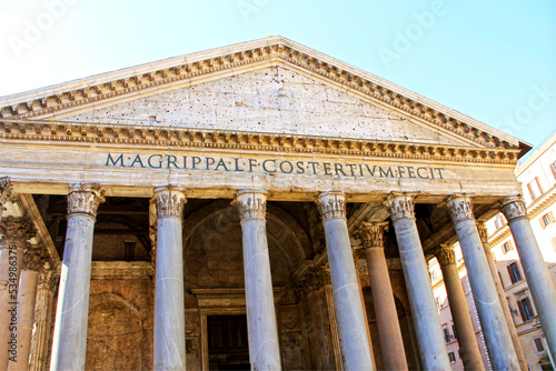 Pantheon and fountain in Rome