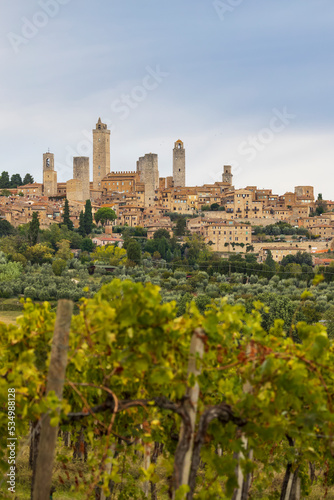 San Gimignano, UNESCO site, Tuscany, Italy photo