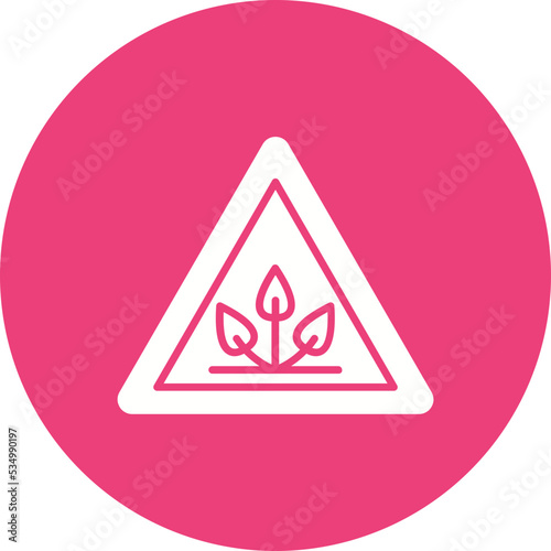 Extinction Glyph Circle Background Icon