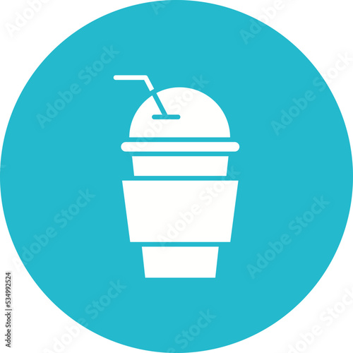 Frappe Glyph Circle Background Icon