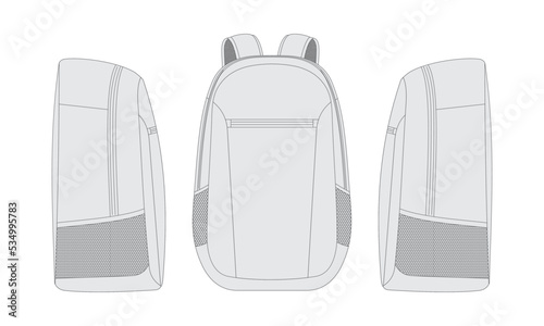 backpack vector for design