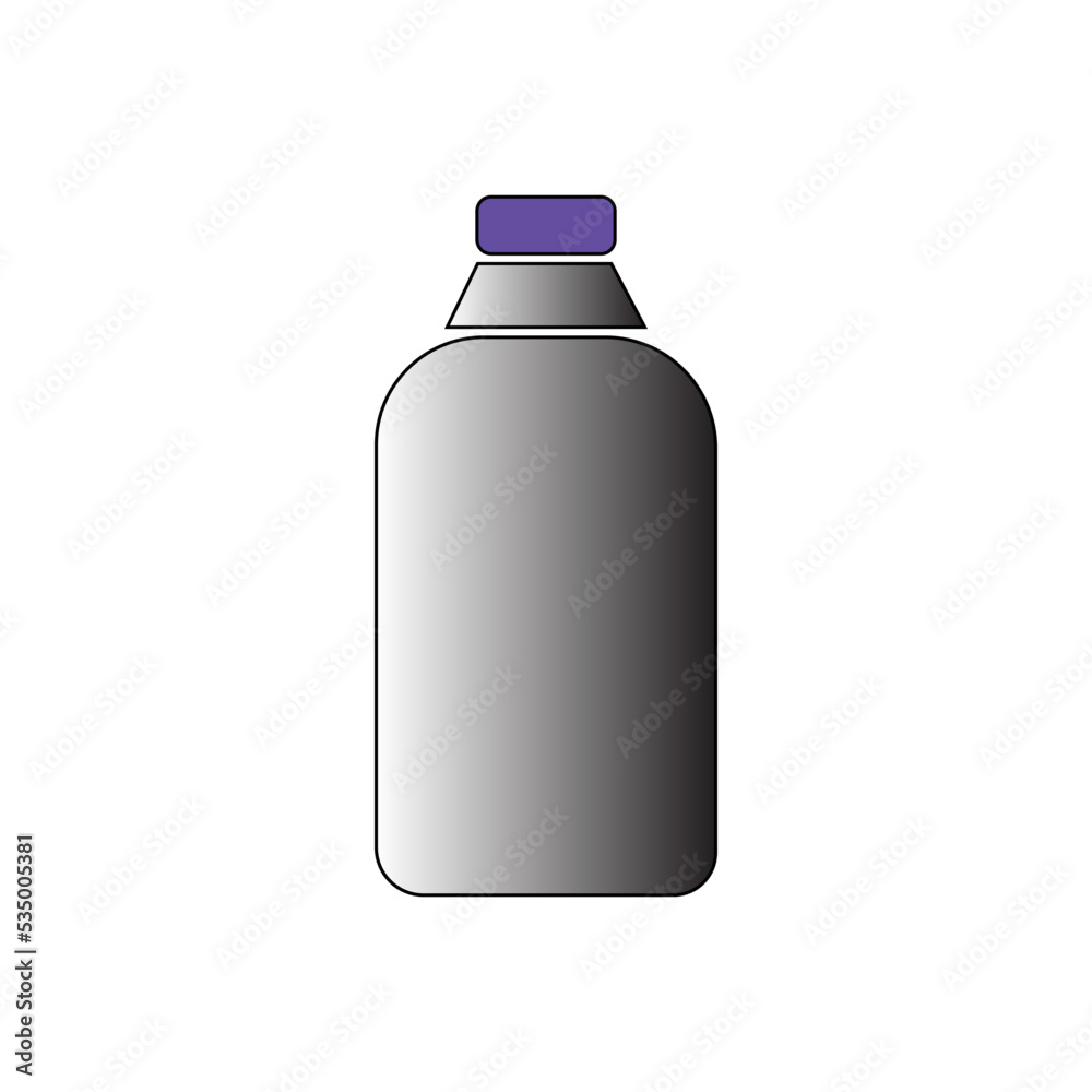 icon bottle glass illustration design