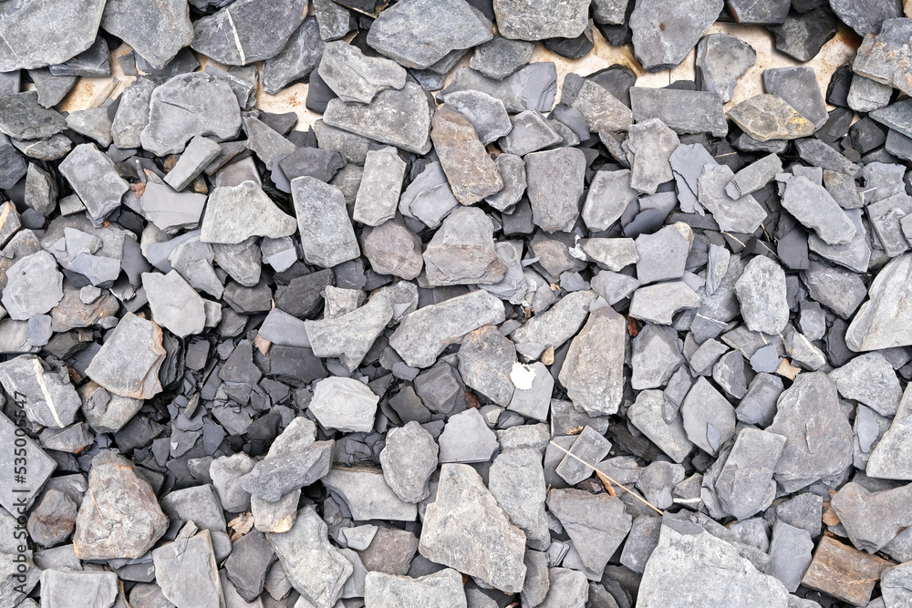 Gravel floor in the park made by small rock Gravel floor in the park made by small rock
