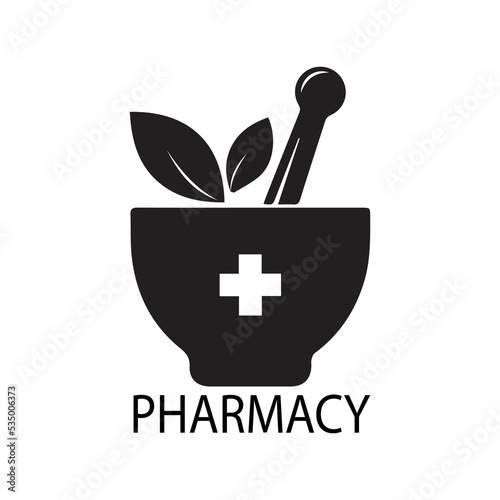This is farmacy logo , medical and clinic symbol ayurveda graphic logo icon photo