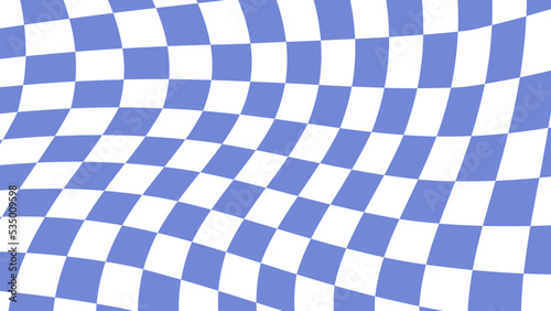 aesthetic blue and white distorted checkerboard, checkers wallpaper illustration, perfect for backdrop, wallpaper, background, banner